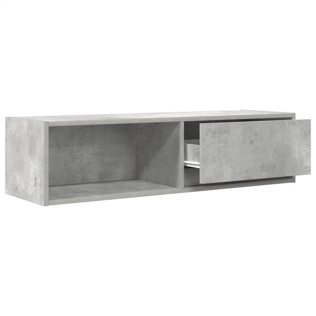 Mobili TV 2 pz Grigio Cemento 100x31x25,5 cm Legno Multistrato 861479