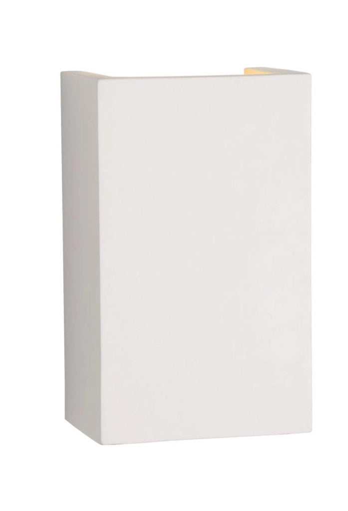 Lucide Gipsy applique in gesso bianco 1 luce G9 40W