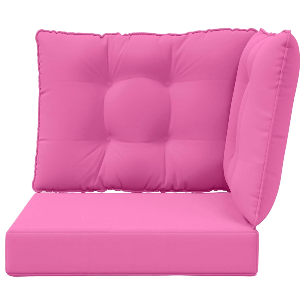 Cuscino per divano da esterno 3 pcs Rosa Poliestere 900810