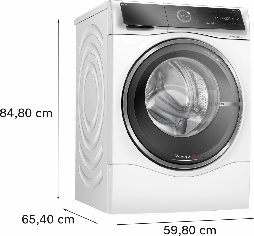 Bosch WNC254A0IT Serie 8 Lavasciuga 10.5/6 kg 1400 rpm Classe D/A