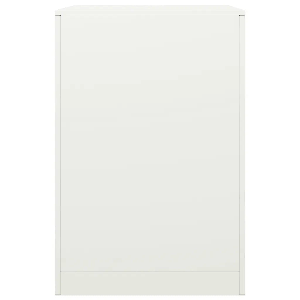 vidaXL Rastrelliera per Legna da Ardere Bianca 60x40x60 cm in Acciaio