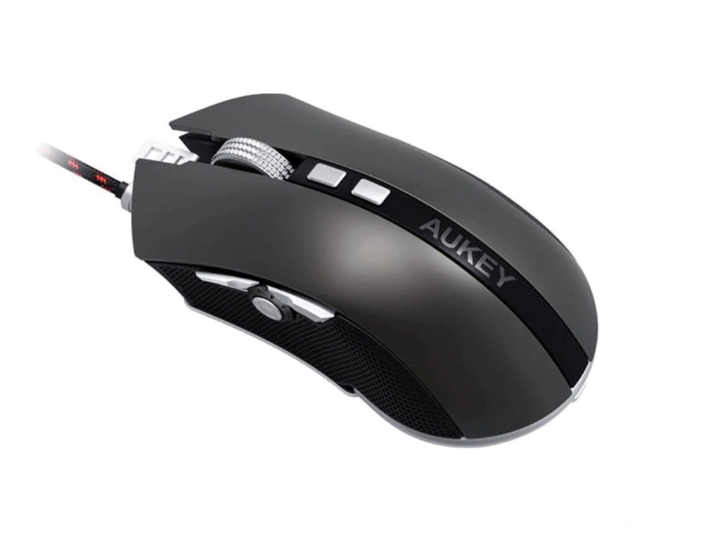 Mouse Gaming Cablato USB con 8 Pulsanti Programmabili, Sensore Ottico fino a 4000 DPI e LED RGB per PC Desktop e Laptop