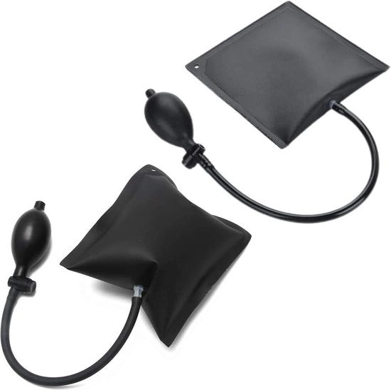 Montaggio di supporti gonfiabili - set di 2 cuscini a aria per mobili e porte - sostenibile fino a 200 kg