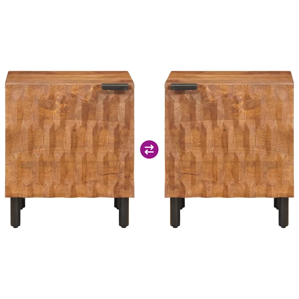 Armadio da Notte 2 pcs Marrone 40 x 33 x 46 cm 4017897