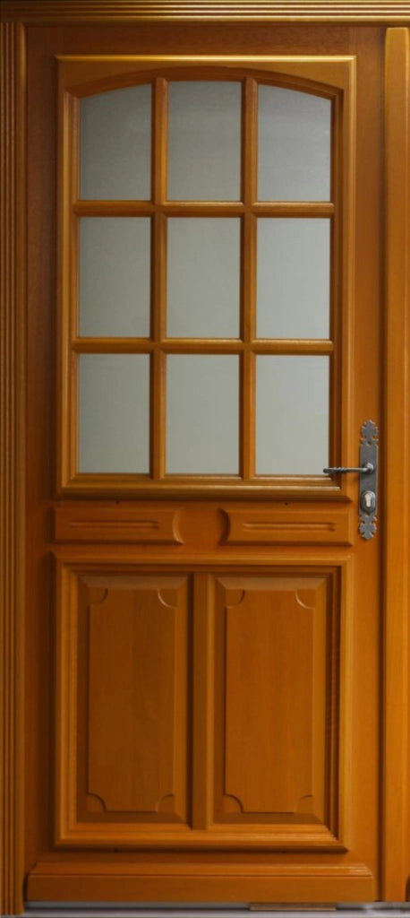 Porta d'ingresso in legno Exo modello 'Marine' 215X90 a sinistra a spinta senza maniglia