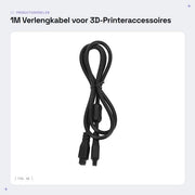 Cavo di estensione 1M a 4 poli - Adatto per A1/A1 Mini - Accessori per stampante 3D - Con anello magnetico - Progettazione duratura - Cavo