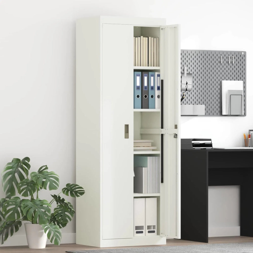 Armadio Bianco 60 x 40 x 180 cm Acciaio