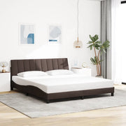 Giroletto senza Materasso Hanko Marrone Scuro 180x200 cm Tessuto 3310408