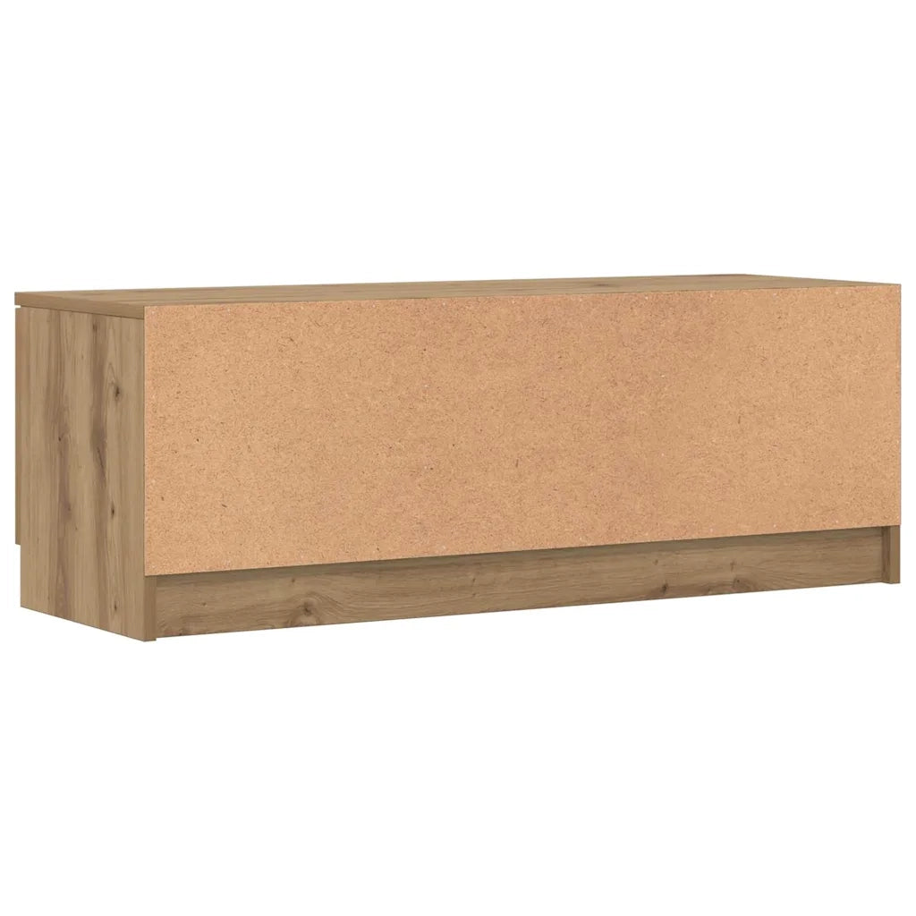 Mobile TV Marrone Artigianale 102x35x36,5 cm Legno Multistrato