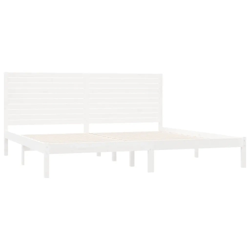Giroletto Bianco in Legno Massello 180x200 cm Super King 3104624