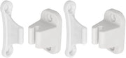 Set di fermacarta 2 pezzi - 35 mm/48 mm distanza di fissaggio - Assorbimento shock - Per caravan - Fermacarta per porte