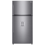 LG GTF916PZPED Frigorifero doppia porta maxi, Classe E, 592L, Wi-Fi, Dispenser acqua, Inox