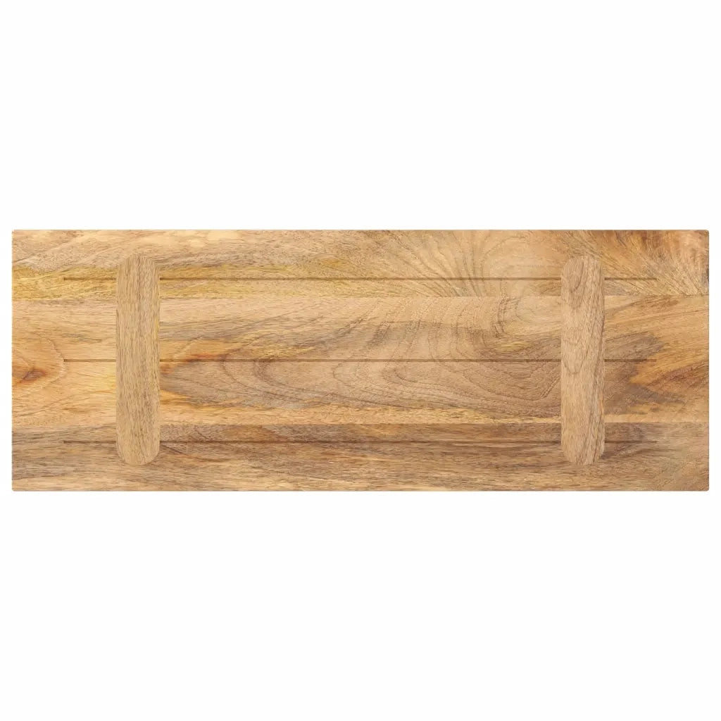 Piano per Tavolo 90x30x2,5 cm Rettangolare Legno Massello Mango 371437
