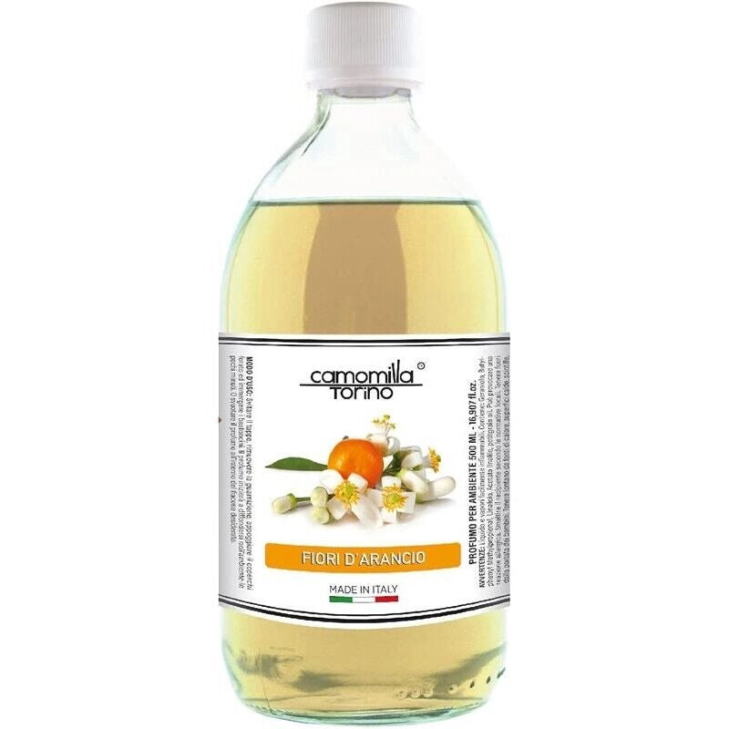 RICARICA PROFUMO PER AMBIENTE CAMOMILLA TORINO DA 250 ML AI FIORI DI ARANCIO