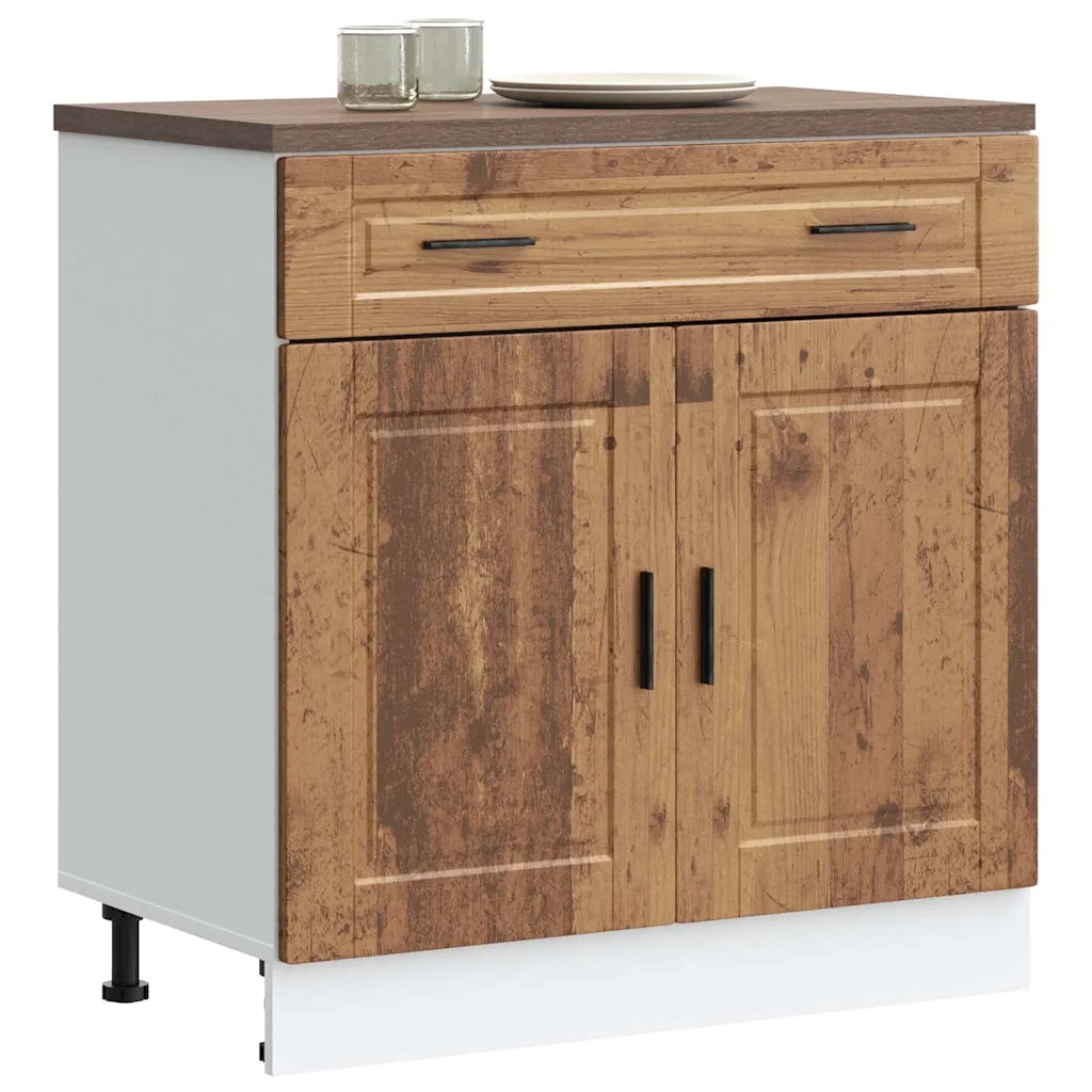 vidaXL Base da Cucina Porto Legno Antico in Legno Multistrato