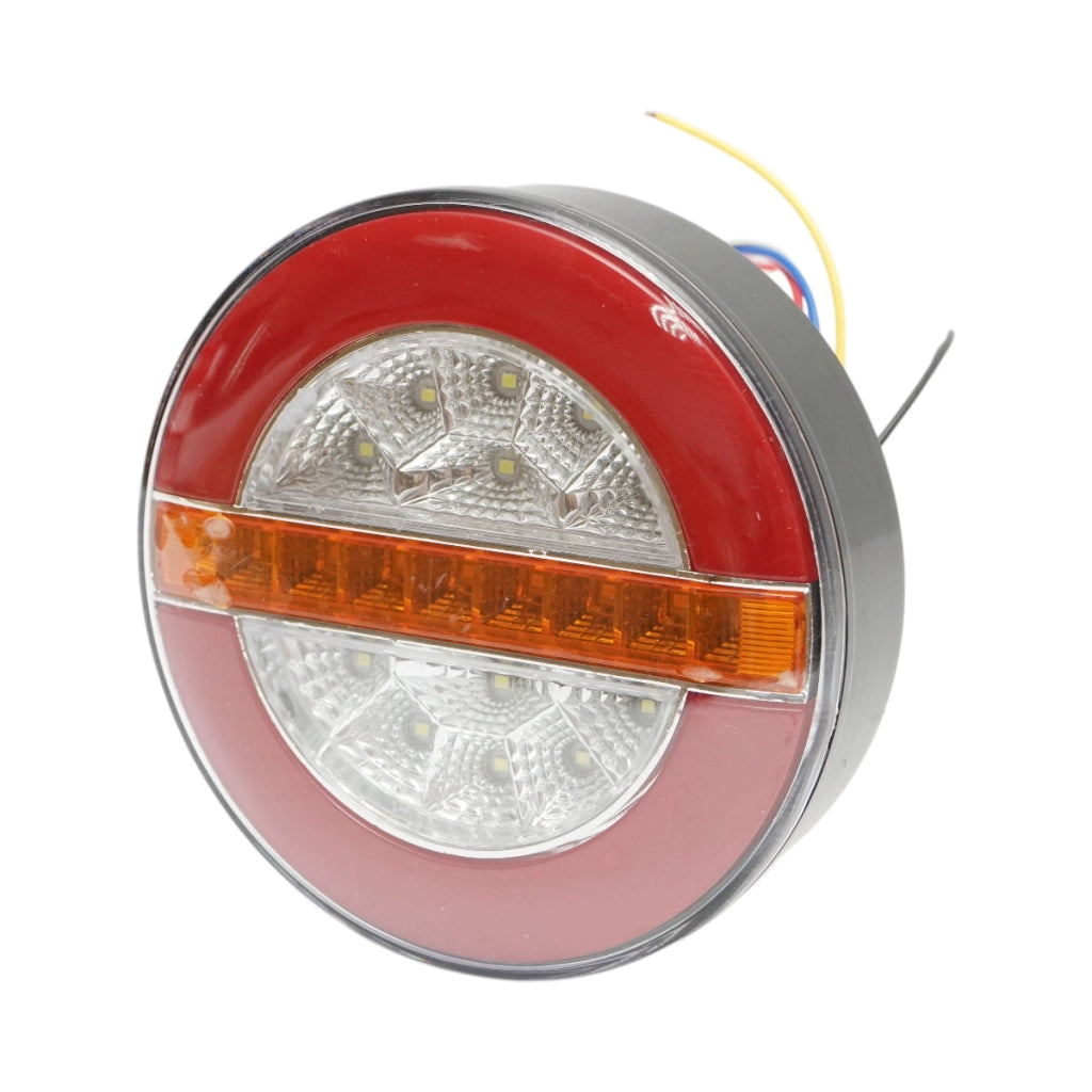 Luce freno posteriore rotonda LED 12V/24V universale 140x40mm Breckner Germany