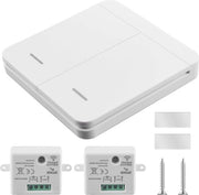 Set di interruttore wireless - ricevitore deuropener - interruttore a manovella - portata 50 m (senza batteria) .