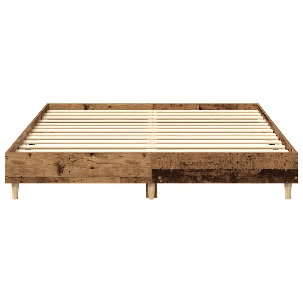 Giroletto senza Materasso Legno Antico 150x200 cm in Truciolato