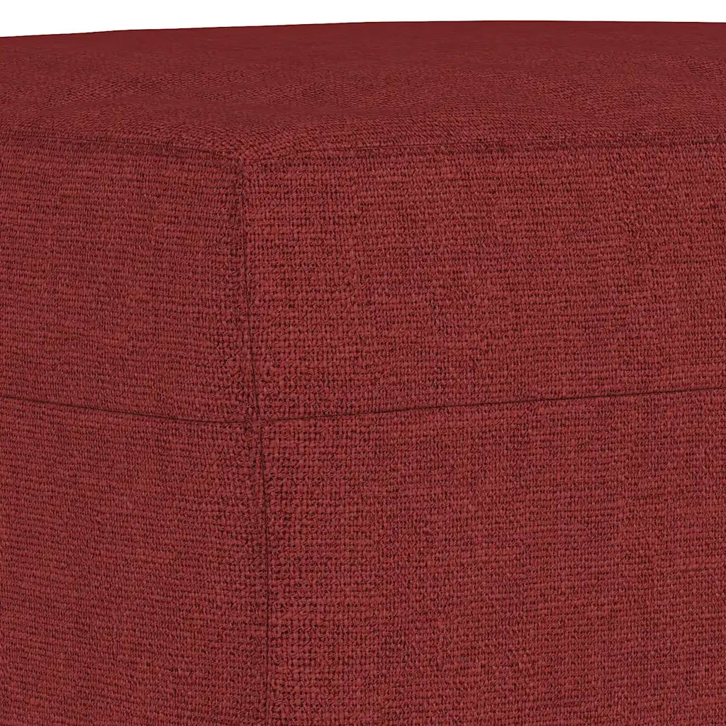 Panca Rosso Vino 70x35x41 cm in Tessuto 349437