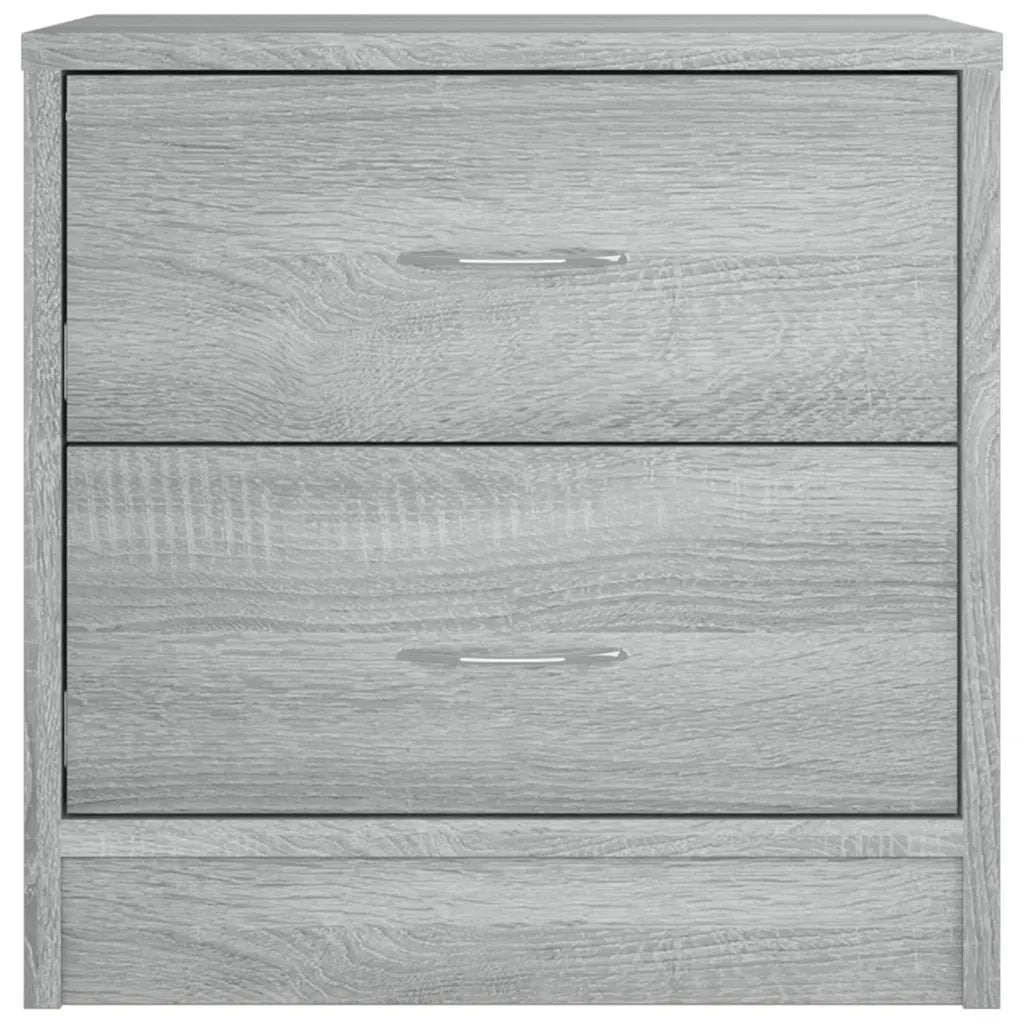 Comodino Grigio Sonoma 40x30x40 cm in Truciolato 815407