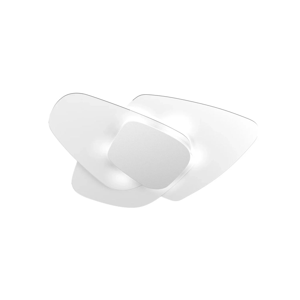 Plafoniera Contemporanea Strategy Metallo Grande Grigio 6 Luci E27