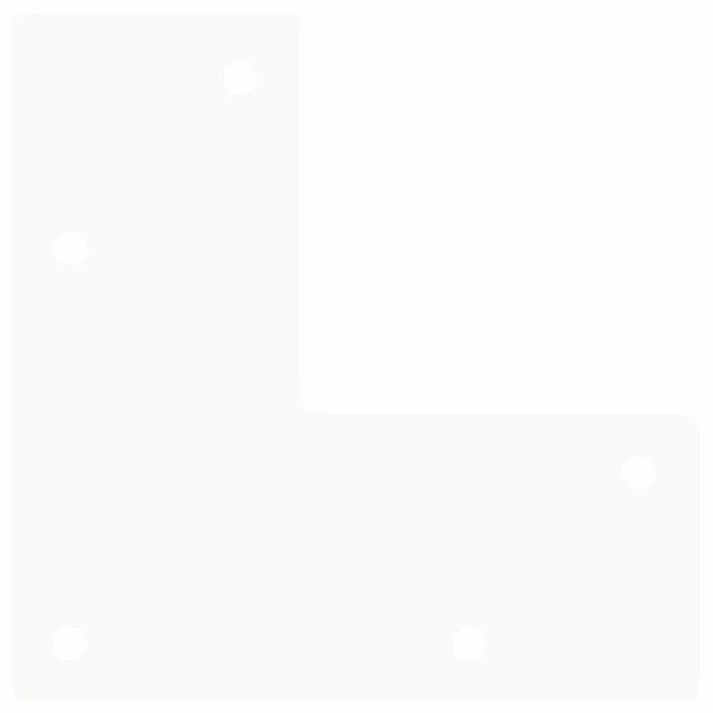 Set di 4 gambe a forcina per tavolino da caffè da 42 cm in acciaio bianco massiccio design moderno 02_0056720