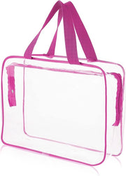 Borsa trasparente da trasporto e bag per allenamento, per uso lavorativo, giochi sportivi e concerti