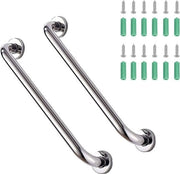 Maniglia di Supporto - Extra Presa - 2 Pezzi - 50 Cm - Maniglia di Sicurezza - Maniglia per Doccia - Maniglia Non-Slittante - Maniglia per Bagno - Maniglia di Sicurezza - Capacità di Sollevamento Elevata - Inclusi Viti - Maniglia per Bagno / Doccia / WC