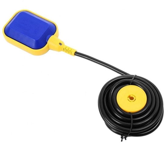 Regolatore di Livello Acquatico - 5 Metro Cavo - Modello Rettilineo - Regolabile Automaticamente - Adatto per Pompanti Acqua - 250V 15A