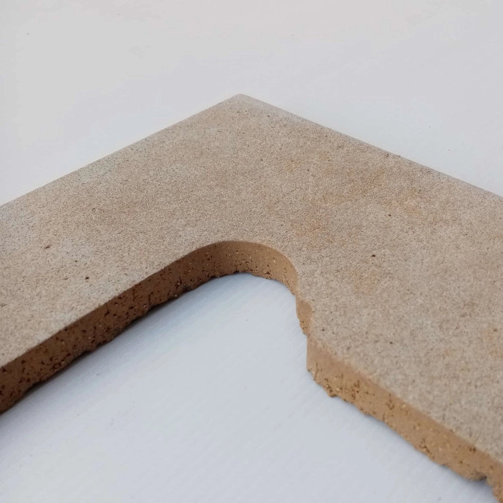 Battiscala destro klinker per serie capri colore beige - 1pz