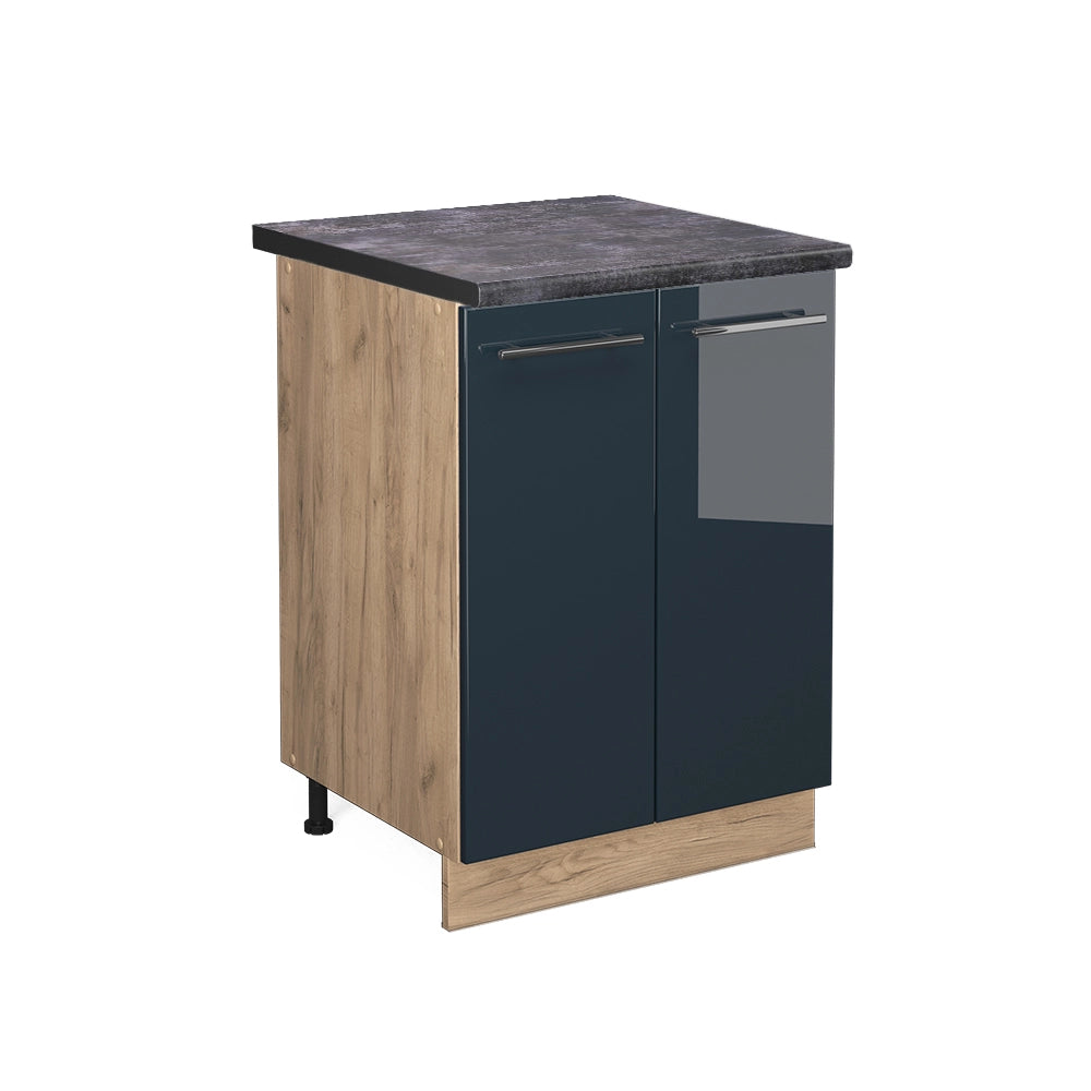 Vicco Base Blu scuro lucido 60 cm , PL Antracite