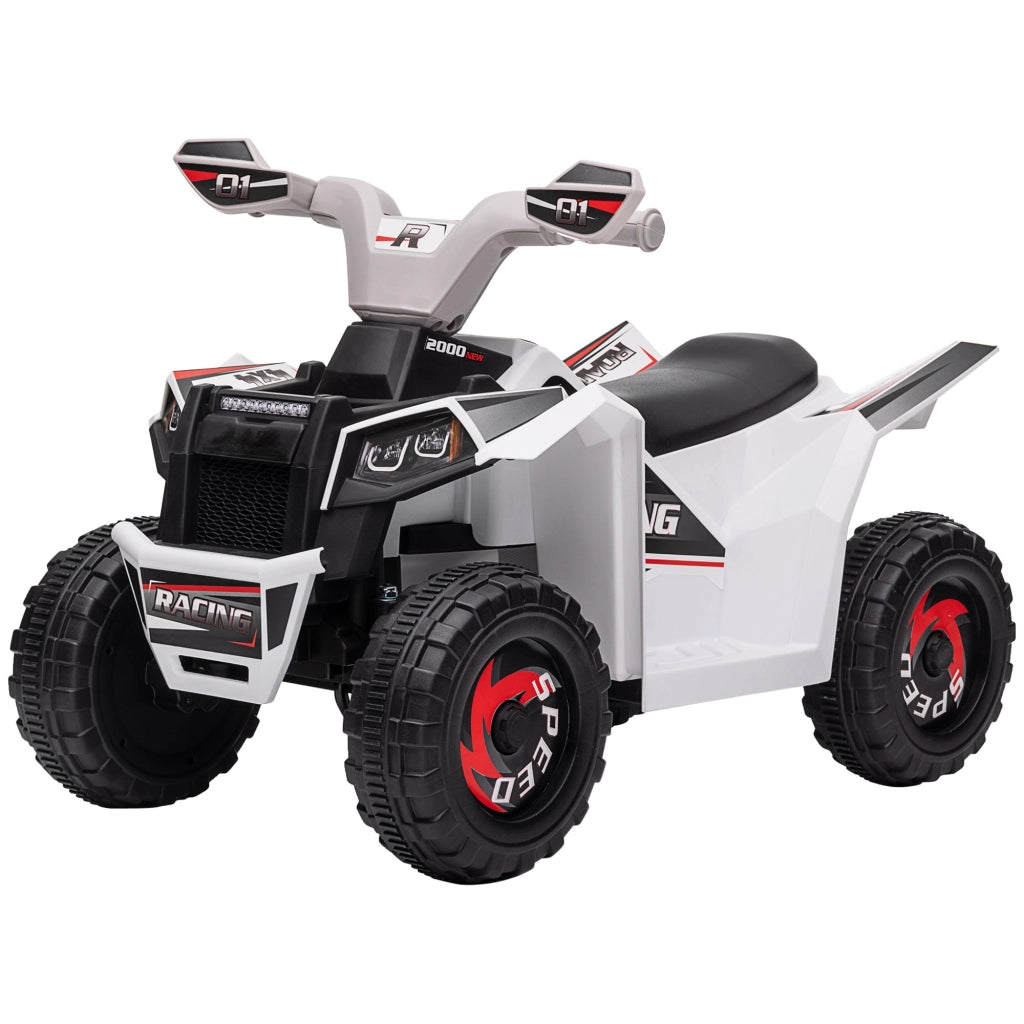 Quad Elettrico per Bambini 6V ¨C zephmum ¨C Bianco