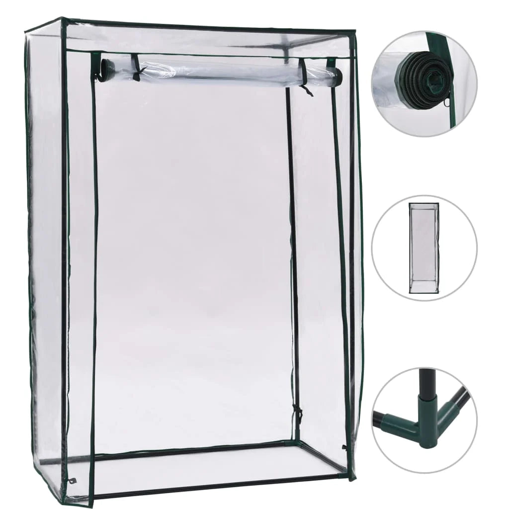 Tenda da serra per piante fiori ortaggi e pomodori 102 x 52 x 150 cm Trasparente 02_0044665