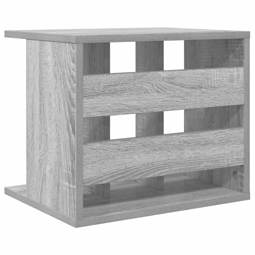 Storage per dischi in vinile Sonoma grigio 42 x 33 x 36 cm 8012839