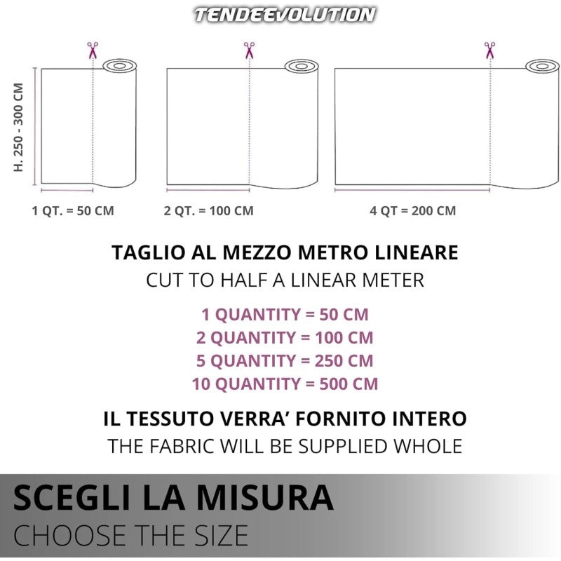 Telone PVC Giallo Altezza 250CM, 680g/mq - Taglio Mezzo Metro Lineare - Impermeabile e Resistente