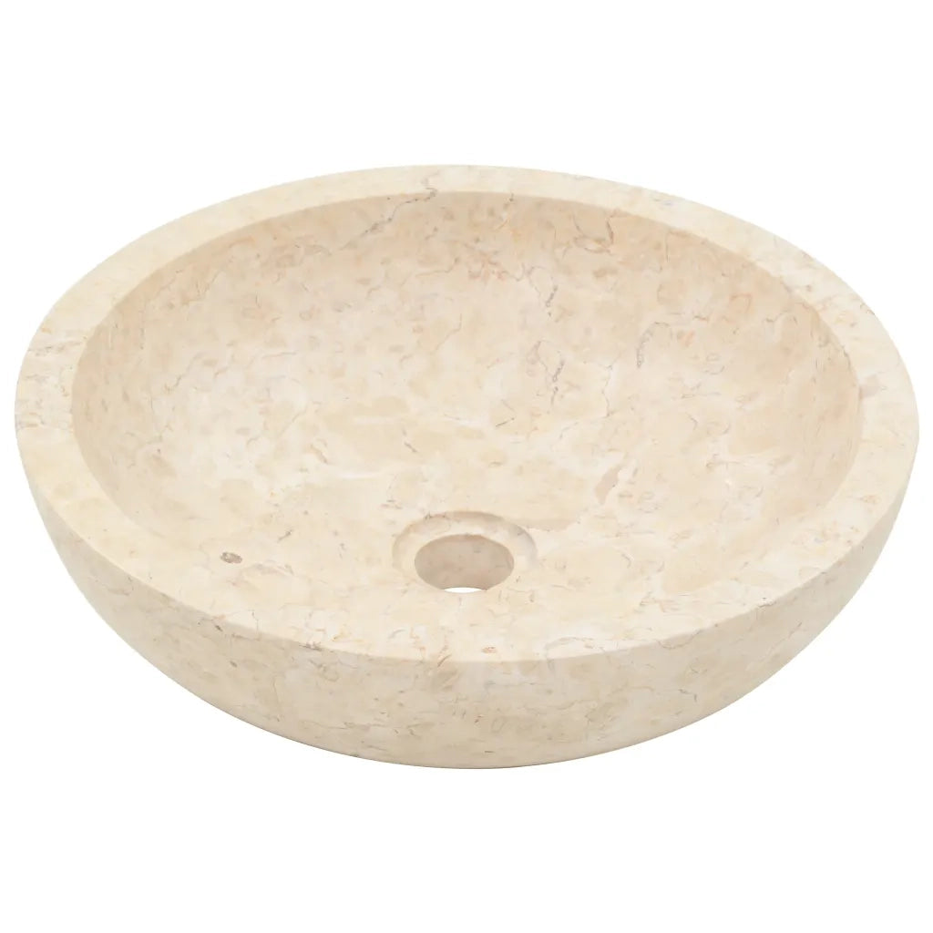 Mobile VanitÃ  Bagno e Lavandini Marmo Crema Legno Massello Teak