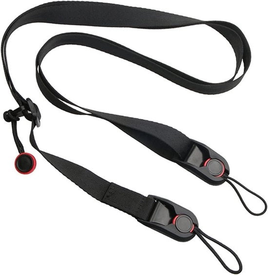 Cinturino di protezione per fotocamera - 152 cm, chiusura rapida, cinturino regolabile per DSLR Canon Nikon Sony