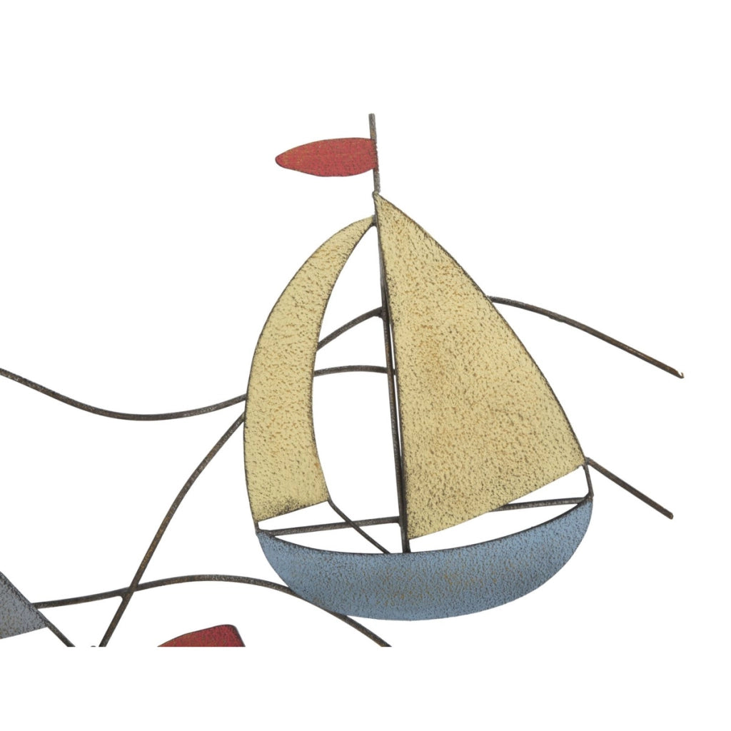 Pannello da muro Sea in ferro multicolore 114,5x62,5 cm