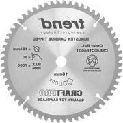 Tagliente a taglio incrociato TCT - diametro 184 mm x 60 denti - CraftPro