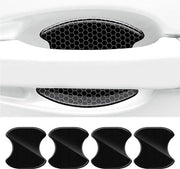 4 pezzi di adesivi universali protettivi per maniglie di portiera auto resistenti all'acqua - riflettenti - 8 x 8 cm.