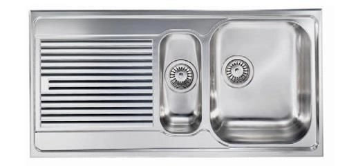 CM Zenith plus 100 x 50 2V Lavello ad incasso Rettangolare Acciaio inossidabile