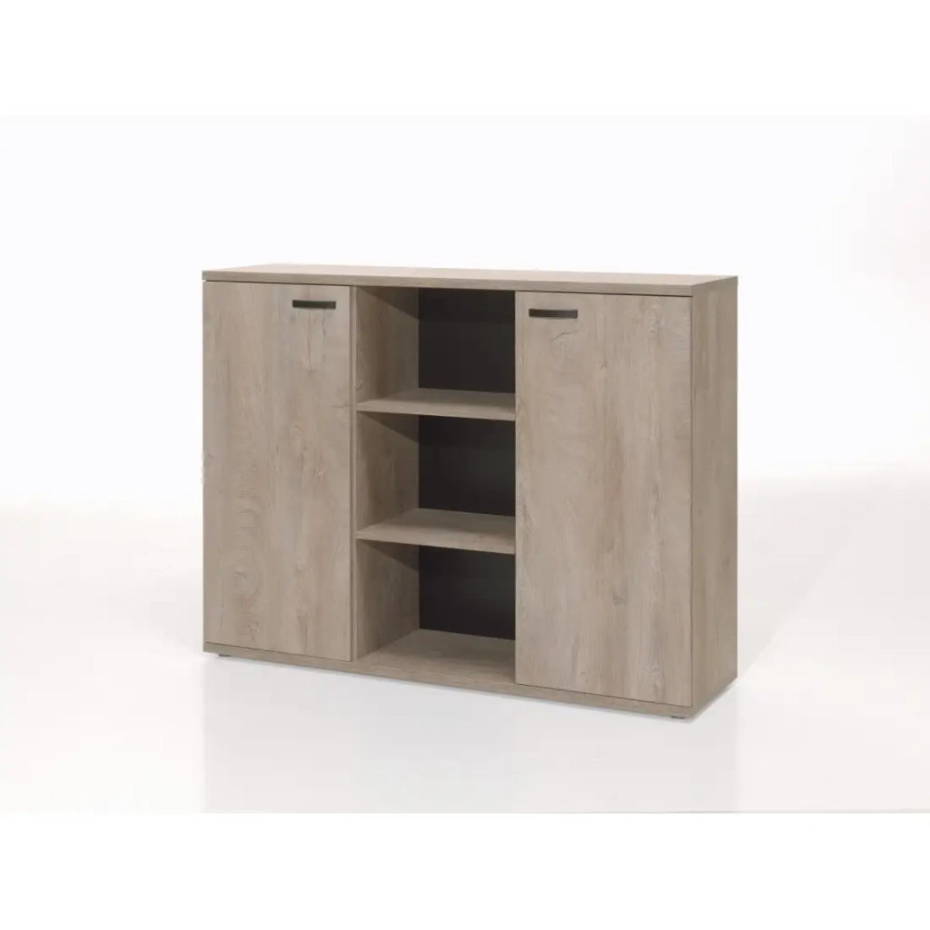 Set di 5 mobili da ufficio professionale colore rovere grezzo collezione YUKON.