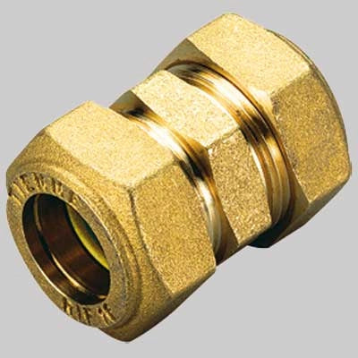 RACCORDO DIRITTO DOPPIO ORING GIALLO  14 x 14     TIEMME