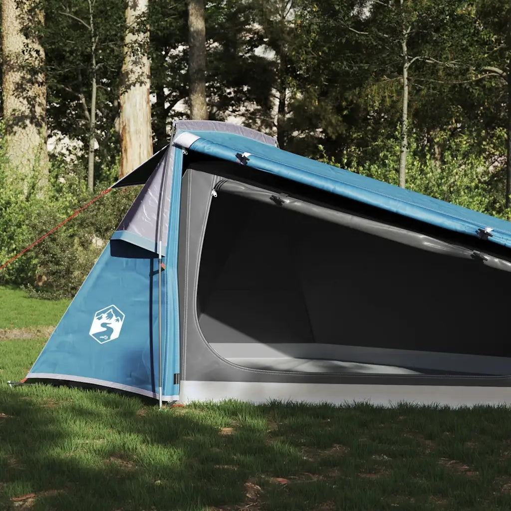 Tenda da Campeggio a Tunnel per 2 Persone-Tenda per Escursionismo Blu Impermeabile 816012