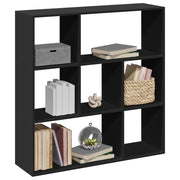 Libreria Divisorio Nera 102x29x103,5 cm in Truciolato 858049