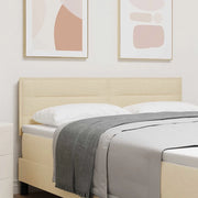 Testiera LED con strisce LED con testiera Crema 144 cm Tessuto 3337990