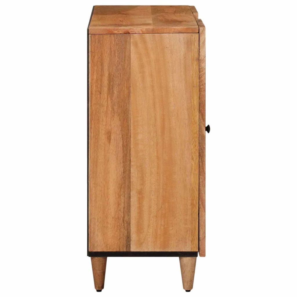 Credenza Naturale 90 x 33 x 75 cm Legno di mango massello 4018288