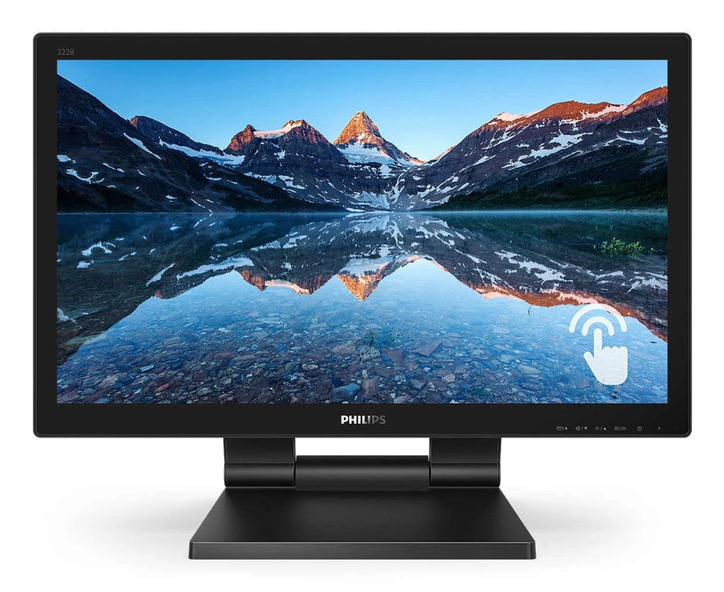 Philips b line 222b9ta/00 led display 54,6 cm (21.5") 1920 x 1080 pixel full hd lcd touch screen da tavolo nero