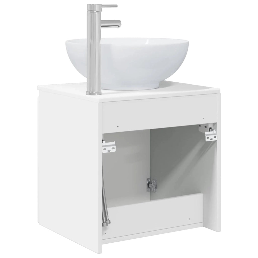 Mobile Lavabo da Parete Bianco 49,5 x 44,5 x 65 cm 890442