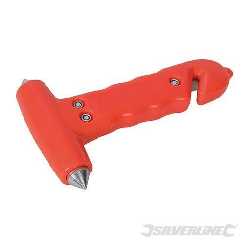 Martello di emergenza con manico solido e tagliacintura 150 mm Silverline